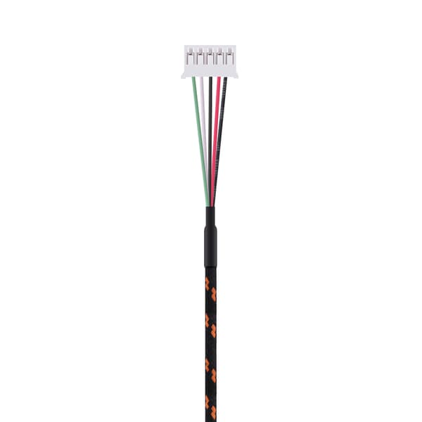 2,2 meter USB-kabel ledningsudskiftning til Steelseries kana mus Sort+Orange