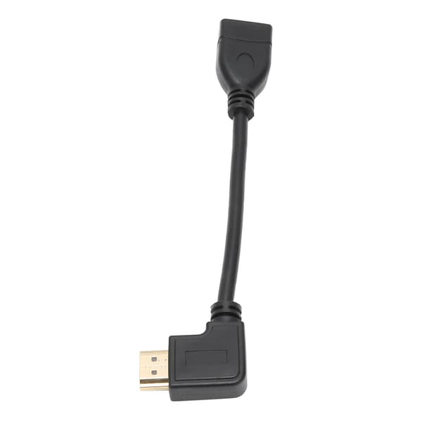 HighDefinition Multimedia Interface Adapterkabel 15cm Hunn til Hann Venstre Hode Tilkoblingsledning