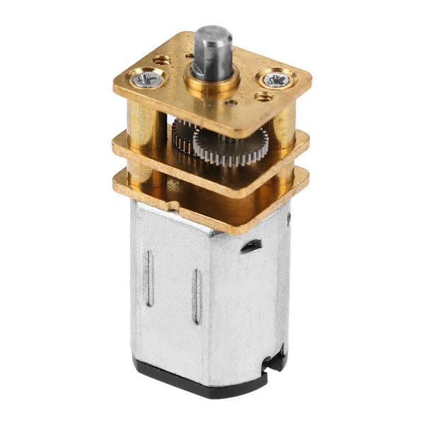 Pieni metallinen DC-moottori kuparivaihteistolla DIY-robottimalleihin 3-6V