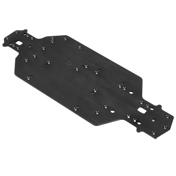 Aluminiumslegering Chassis Opgraderingsdele Tilbehør Passer til HSP 03001 RC Bilmodel Sort