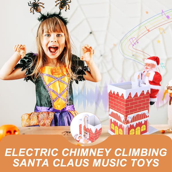 Electric Climbing Santa Claus - A Fun and Entertaining Christmas Gift!