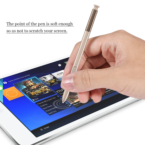 Til Samsung Galaxy Note 5 Elektromagnetisk Stylus Touch Pen Universal Erstatning Guld