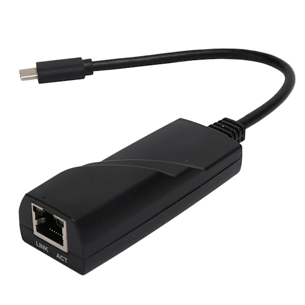 Typ C till RJ45 Nätverkskort Ethernet Adapter 1000Mbps Laptop Nätverkskabel Konverterare