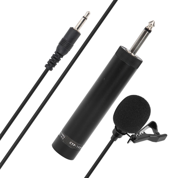 Lavalier Mikrofon Revers Saxofon Kablet Professionelt Musikinstrument Tilbehør Kabellængde 5 Meter