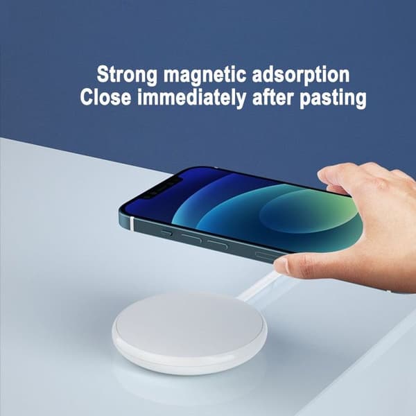 15W Fast Magnetic Wireless Charger Compatible with PD/QC