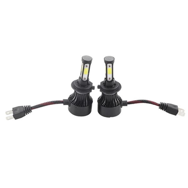 2 kpl Ajoneuvon X7‑COB 6500K H7 LED-ajovalot Etuvalot Korkea Lamppu Alumiini ABS