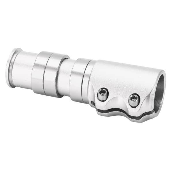 Bicycle Fork Steerer Tube Extender Aluminum Alloy Bike Stem Riser Handlebar Adapter Silver 0.6