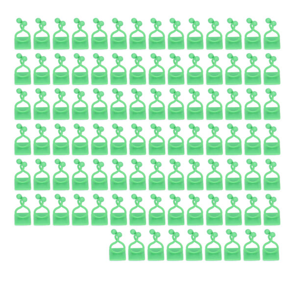 100 st växter klättring väggfäste vägg vinstockar fixering klämma självhäftande grenfäste säkring klämma grön