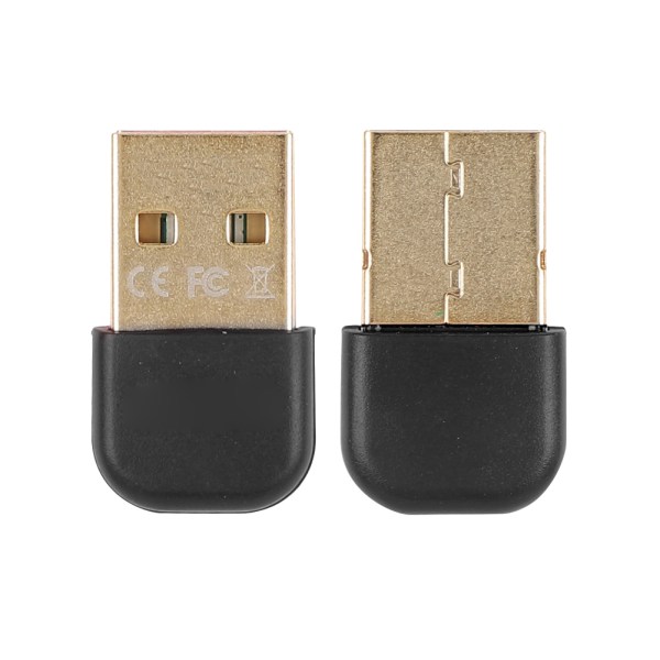 BTA-403 CSR8510 Chip Dobbel gullbelagt USB 3Mbps Bluetooth-adapter for mobiltelefonnettbrett (svart)