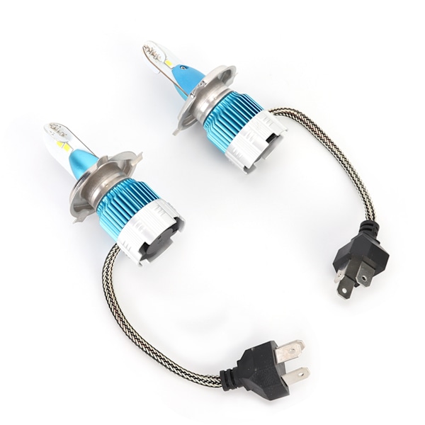 2 stk. 6000LM Super Lysstyrke IP67 Vandafvisende 30W Mi2 LED Tågeforlygter til H4 6500K Forlygte
