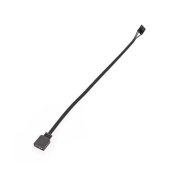 4-pin RGB - 5V 3-pin ARGB -sovitinkaapeli, 25 cm