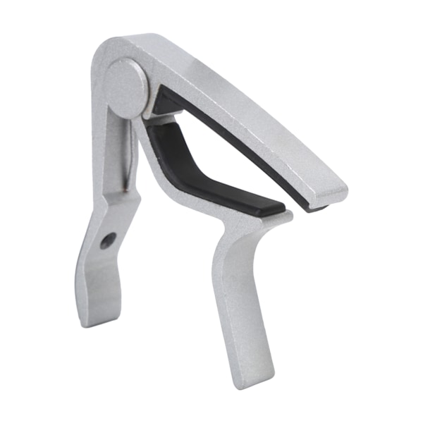 1 st Gitarr Capo 5 st Celluloid Plektrum Zinklegering Stränginstrument Reparationstillbehör (Silver)