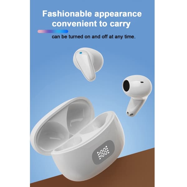 Høreapparat i øreproppform, forsterker lyd, gir klar lydkvalitet, er oppladbart (ingen Bluetooth-funksjon).