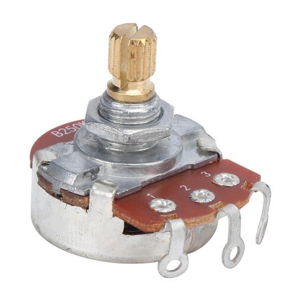 Gitarrpotentiometrar Audio Volym Taper Pot för Elektrisk Bas Musikinstrument Tillbehör