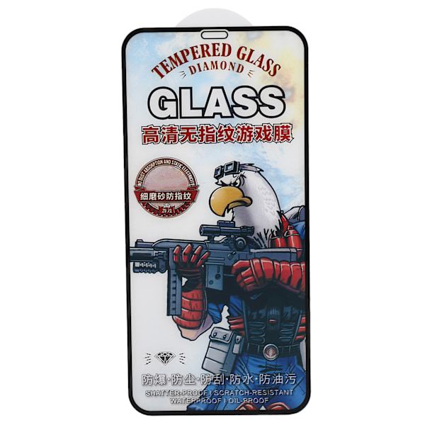 Högupplöst Härdat Glas Anti-Fingeravtryck Skärmskydd för IPhone XS/11Pro Max