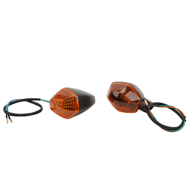 2 stk Motorsykkel Foran Bak Blinklys Indikatorlampe Erstatning for Suzuki DL 1000 650 VStrom (gul)