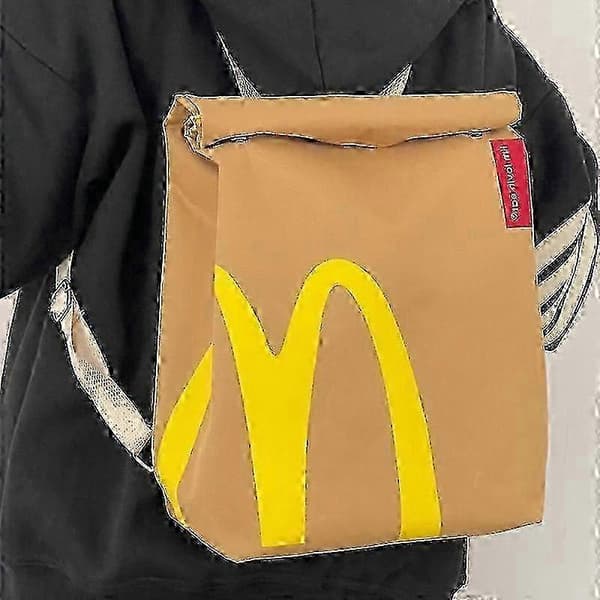 2025 McDonalds mönstrad ryggsäck resväska