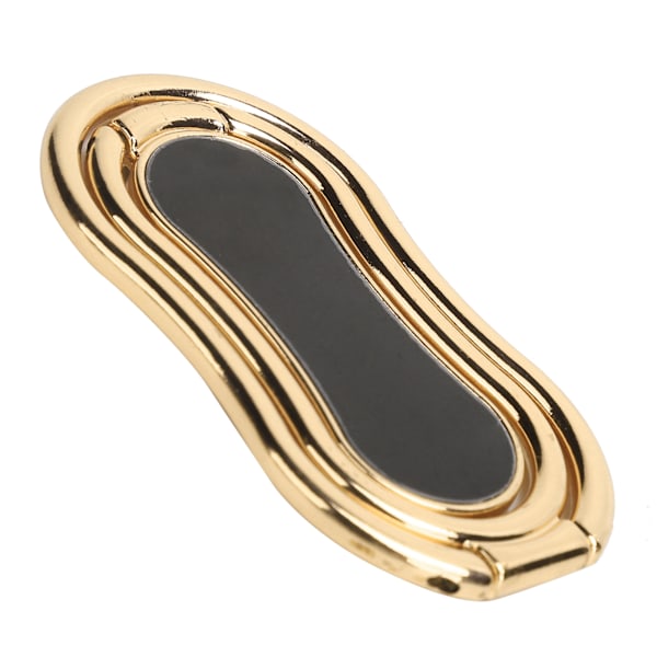 Fingerring Mobiltelefonhållare Ställ Vikbar 360° Roterande Telefon Baksida Handgrepp Hållare Guld