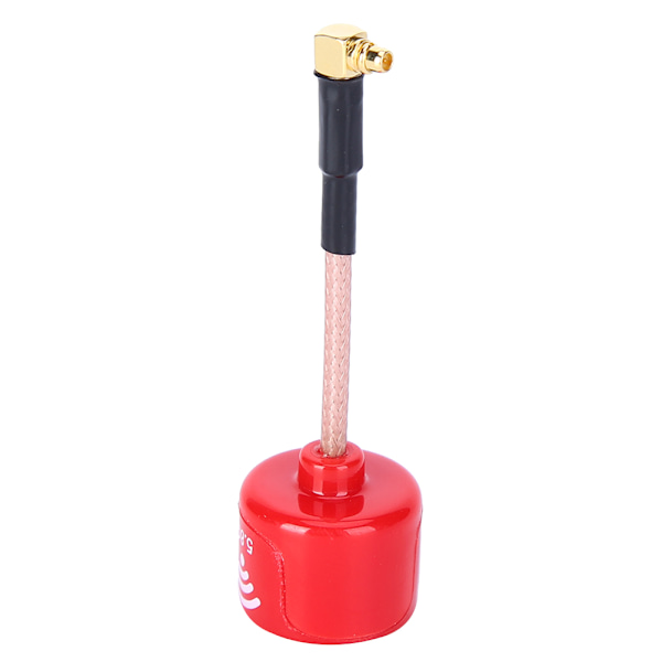 5.8Ghz 3dBi LHCP High Gain Antenne til FPV Racing Drone RC Dele Tilbehør Rød Vinklet MMCX