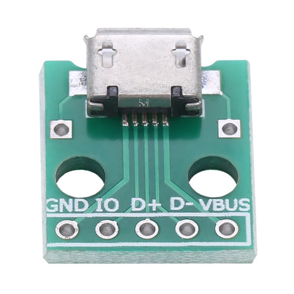 10 stk. Micro USB hun-stik til DIP-adapterkort 5 ben 2,54 mm pitch