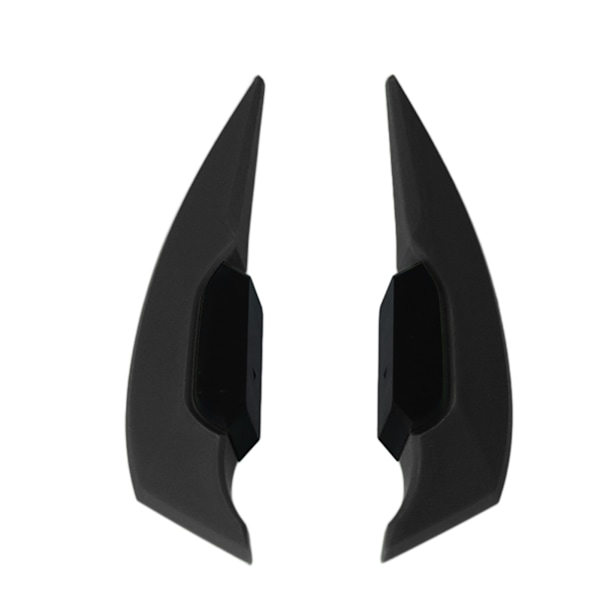 1 Par Motorsykkel Sidevinger Aerodynamisk Ving Spoiler Universal for Motorsykkel Elektriske Sykler Svart