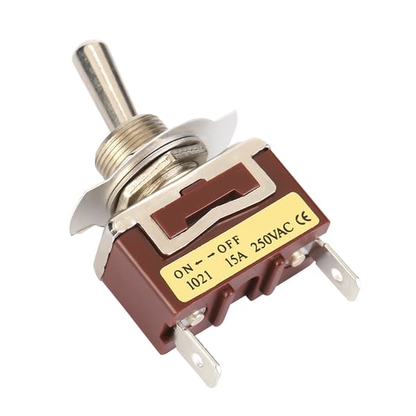 5 STK 6.3 Quick Pins 1021 Mini-vippekontakt 2 ben 2 positioner ON OFF