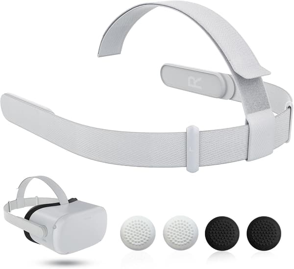 Kompatibel og egnet til brug som erstatnings-VR-hovedbånd til Oculus Quest 2