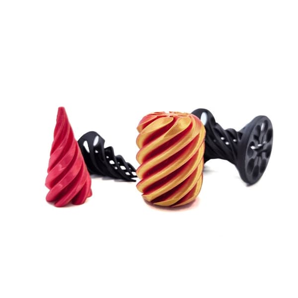 3D-printet Spiral Cone Fidget Legetøj, skrivebordspryd til stresslindring