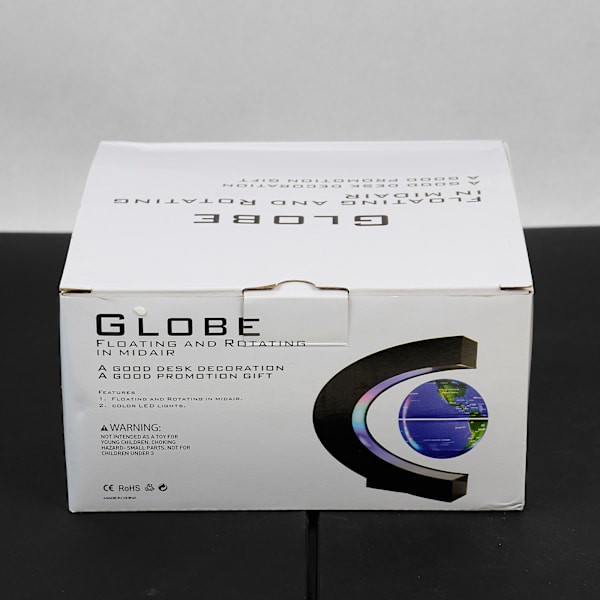 Magnetisk Leviterande Glob Inbyggd LED Frostad Textur C Formad 3in 12V 1A Magnetisk Leviterande Glob Ornament för Leksak