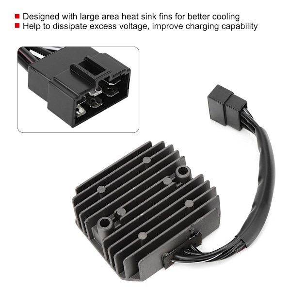 Motorcykel Spänningsregulator Likriktare Ersättningstillbehör Passar för Kawasaki VN400/VN800/VN1500/VN1600