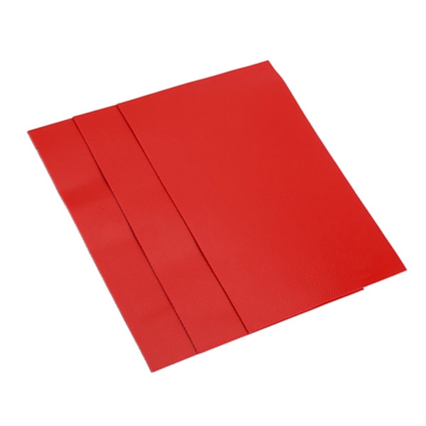 3 st PVC Reparationslappar Kit Set för Uppblåsbar Flotte Båt Kanot Kajak (Röd)