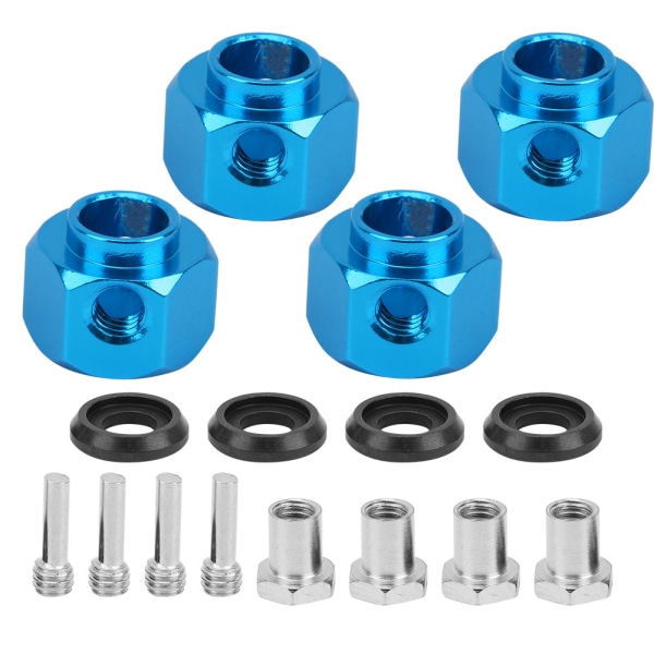 Hex hub-udvidelsesstik 8 mm tilbehør til Traxxas/TRX4/TRX6 1/10 RC model CarBlue