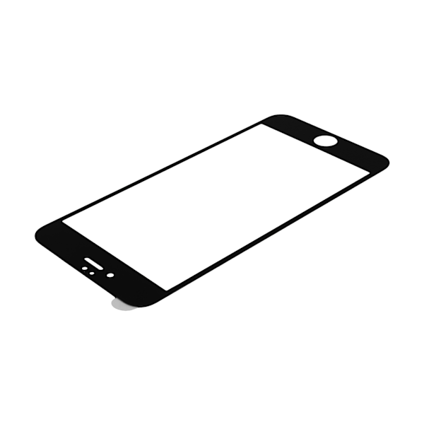Teräväpiirto Karkaistu Lasi Näytönsuoja Sormenjälkiä Estävä Kalvo IPhone 6 Plus Musta