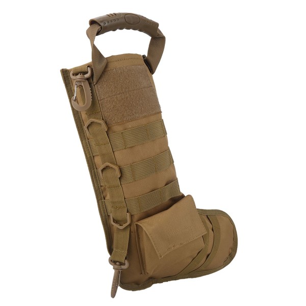 1 kpl Nylon Taktinen Joulusukka Säilytyspussi Ulkoilu Sotilaallinen Lisätarvikepussi (Khaki)