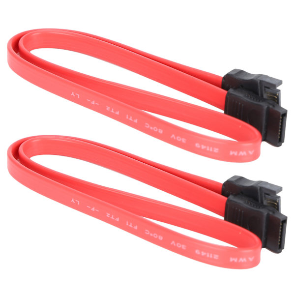 10 stk. Sata-kabel 7Pin Hann til Hunn SSD Dataforlengelseskabel for Ekstern Harddisk Dataoverføring 50 cm