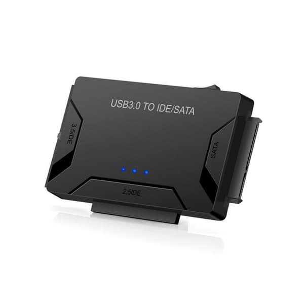 USB 3.0 till intern hårddiskadapter för 2,5\"/3,5\" SATA HDD/SSD och IDE-hårddiskar
