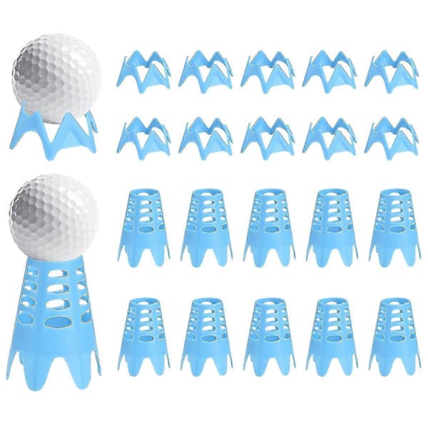 Plastic Golf Tees for Home Simulator, Golf Tees for Outdoor and Indoor Use, Simulator Training, Practice Mat, Golf Tees - Blue Blue