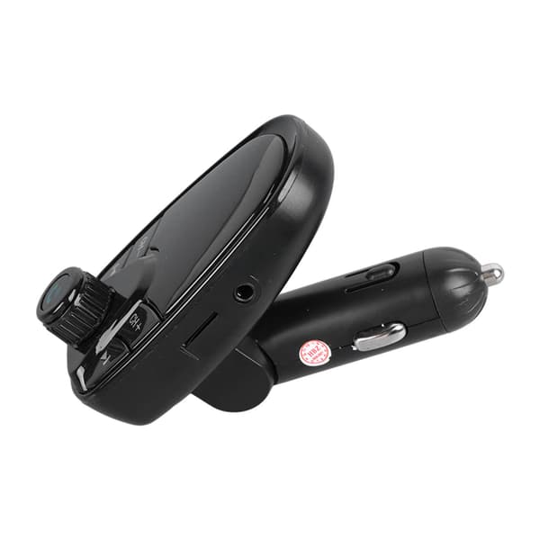 USB-billader med stor skjerm, dobbel USB-port, rask lading, håndfri samtale, FM-sender, Bluetooth MP3