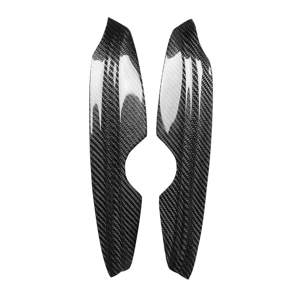 2st Kolfiber Strålkastarögonlock Ögonbrynsskydd Passar Golf 4 MK4 IV 1999-2004