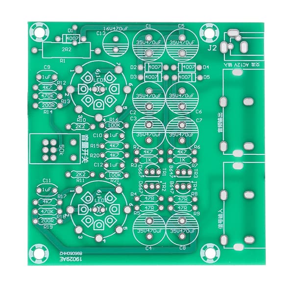 6J-I Elektronrør Ventil Pre amp Tube Stereo Bile Forforsterkerkort Buffer Effektor DIY Kit