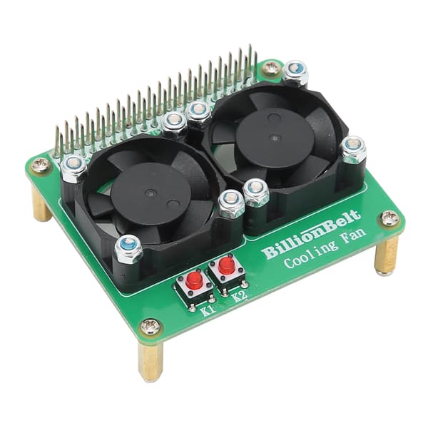 Køleventilator SingleChip Computertilbehør Udskiftning til Raspberry Pi 3B 4B DC5V
