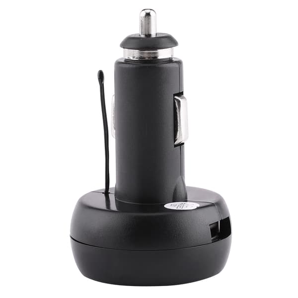Dobbel LED Digital Skjerm Voltmeter Termometer Sigarettenner USB Billader (Grønn, Rød)