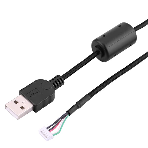 2 meter USB Muse Ledning Kabel Udskiftning Reparations Tilbehør Til Logitech G500s Gaming Mus