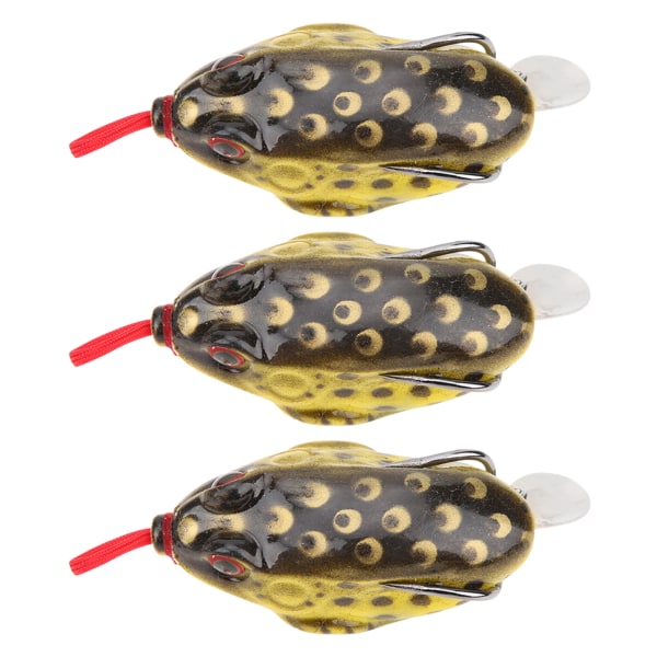 3 KPL Paljettipehmeä Silikonisyötti Keinotekoinen Simulaatio Elävä Syötti Kalastustarvike 5,5 cm/13 g 3#