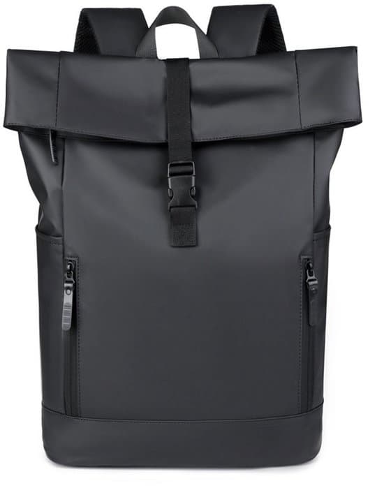 Roll-Top Backpack - Unisex Backpack - Travel Bag - Laptop Backpack - Waterproof Travel Backpack - School Backpack - Work Travel Backpack - Nylon
