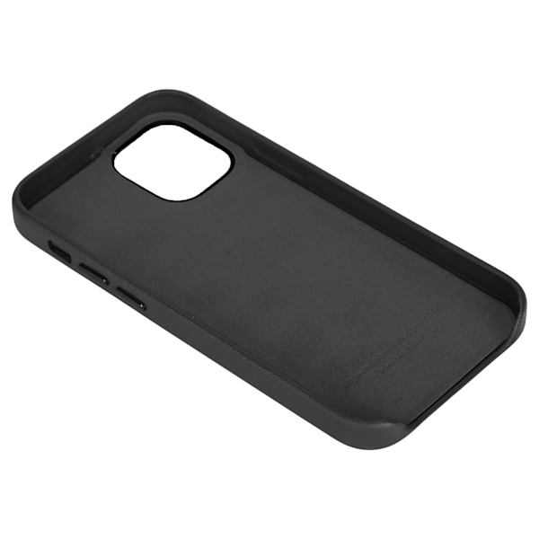 5.4 tommer Ultratyndt Stødsikkert Telefoncover til IPhone 12 Mini med Blødt Anti-ridse Mikrofiberforing Sort