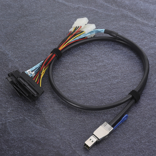 G0502 Extern Hårddiskkabel Mini SAS SFF-8644 till SFF-8482 Server Datortillbehör 1 Meter