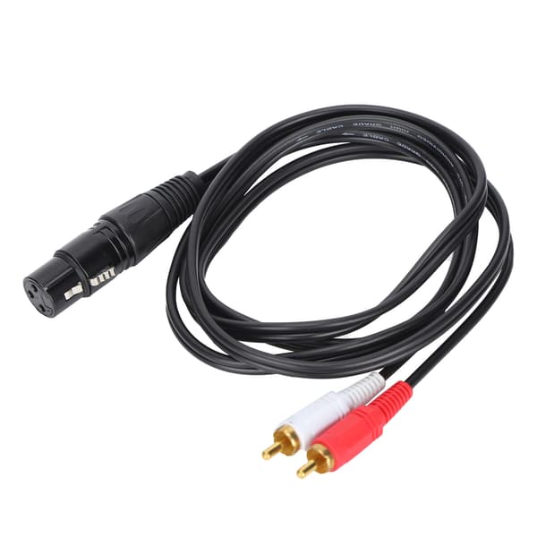 JORINDO XLR Hunn til Dobbel RCA Kabel Y Splitter Patch Kabel XLR til RCA Mikrofon Tilkoblingskabel