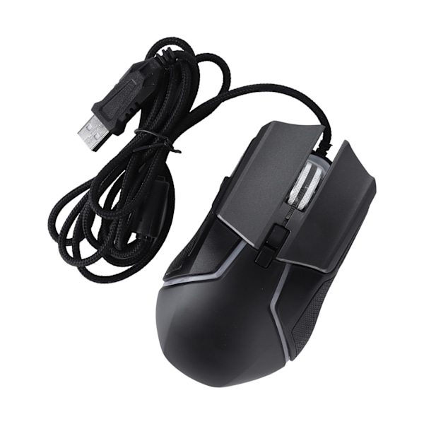Gamingmus Justerbar DPI Mekanisk Ergonomisk RGB-belysning Trådbundna Möss för Gamer Dator Laptop