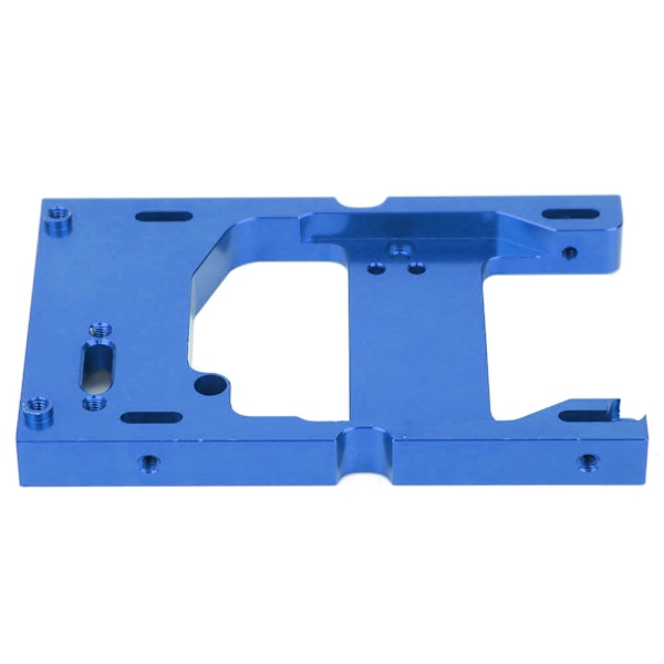 For WPL System 1:16 RC Bil Metall Styremotor Servo Feste Base Monteringsbrakett Blå